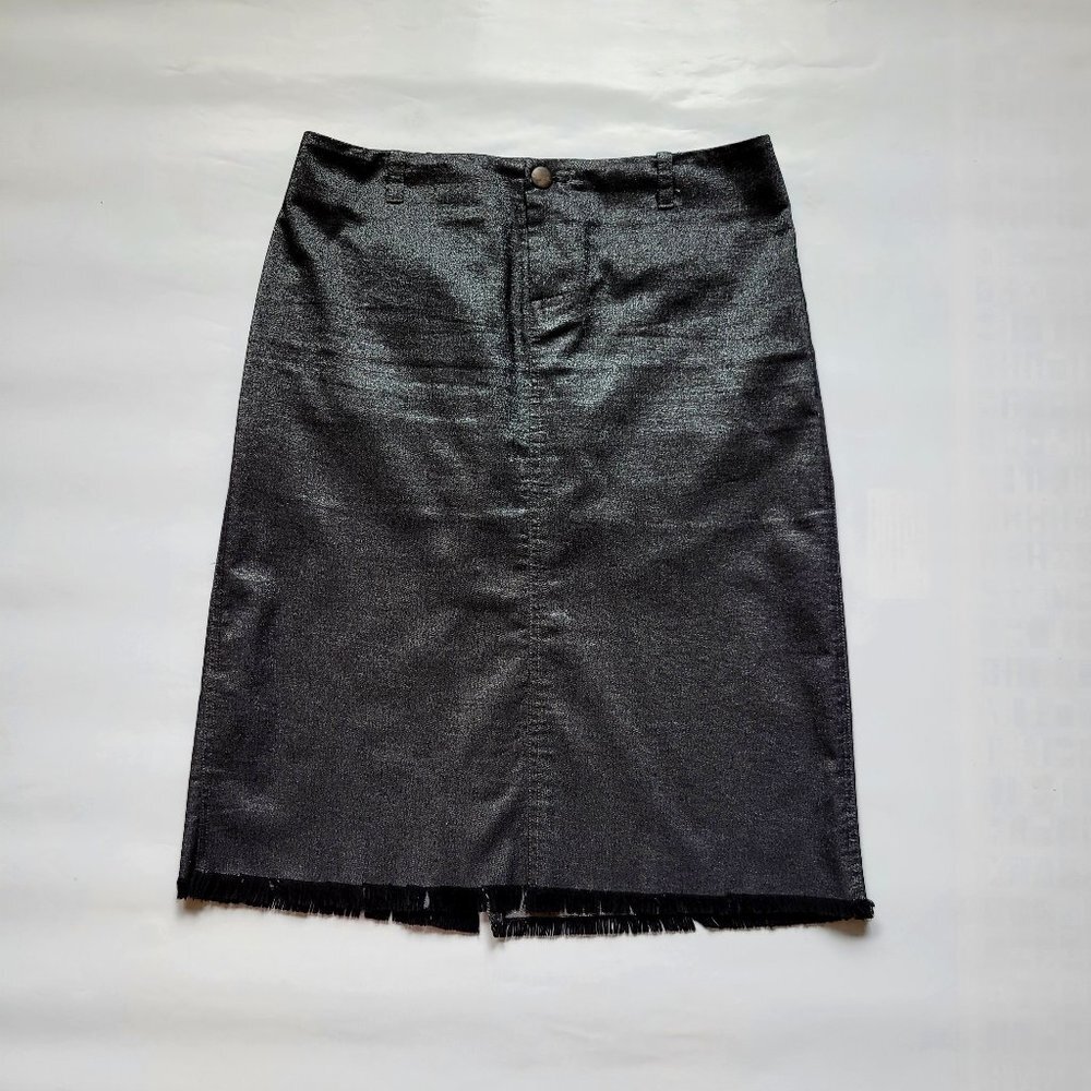 WOMENS PENCIL SKIRT WITH LUREX AND STRETCH SIZE 42